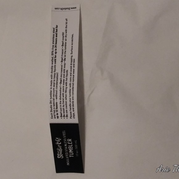 ADORABLE FLORAL CAT THERMAL HOT OR COLD FLASK - Picture 3 of 5